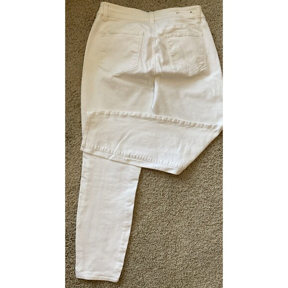Ann Taylor, Women’s, The Skinny Ankle, Curvy Fit, White, Size: 8 - Picture 5 of 5